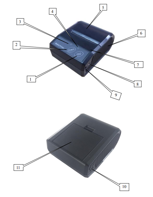 RPP210便攜小票打印機