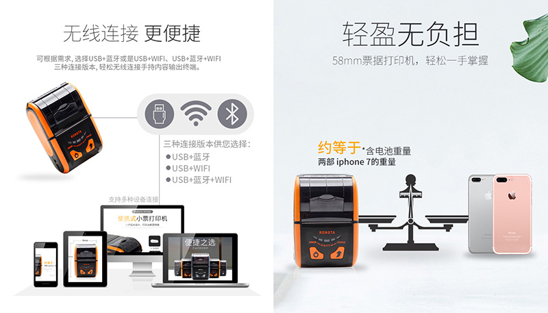 容大科技便攜打印機RPP200，外出打印好幫手